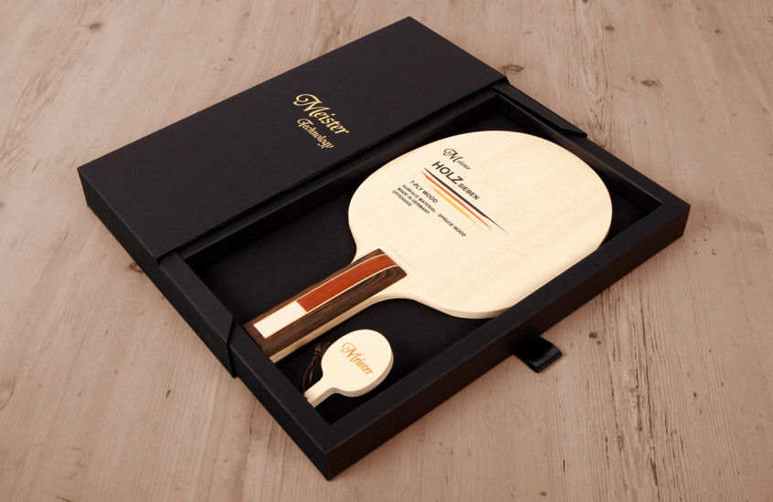 TT Tuning - Table Tennis — Deluxe packaging for a table tennis bat.