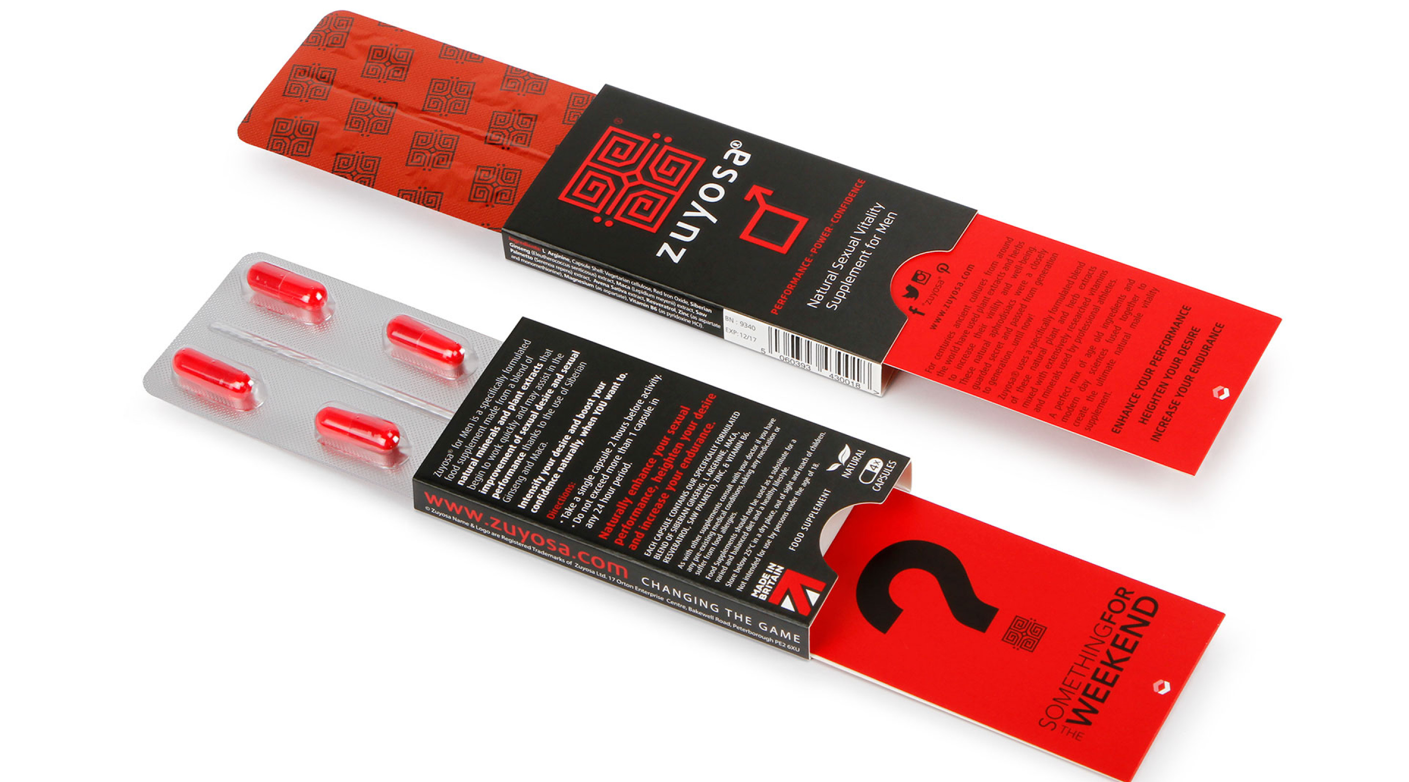 Zuyosa Supplement Blister Packaging