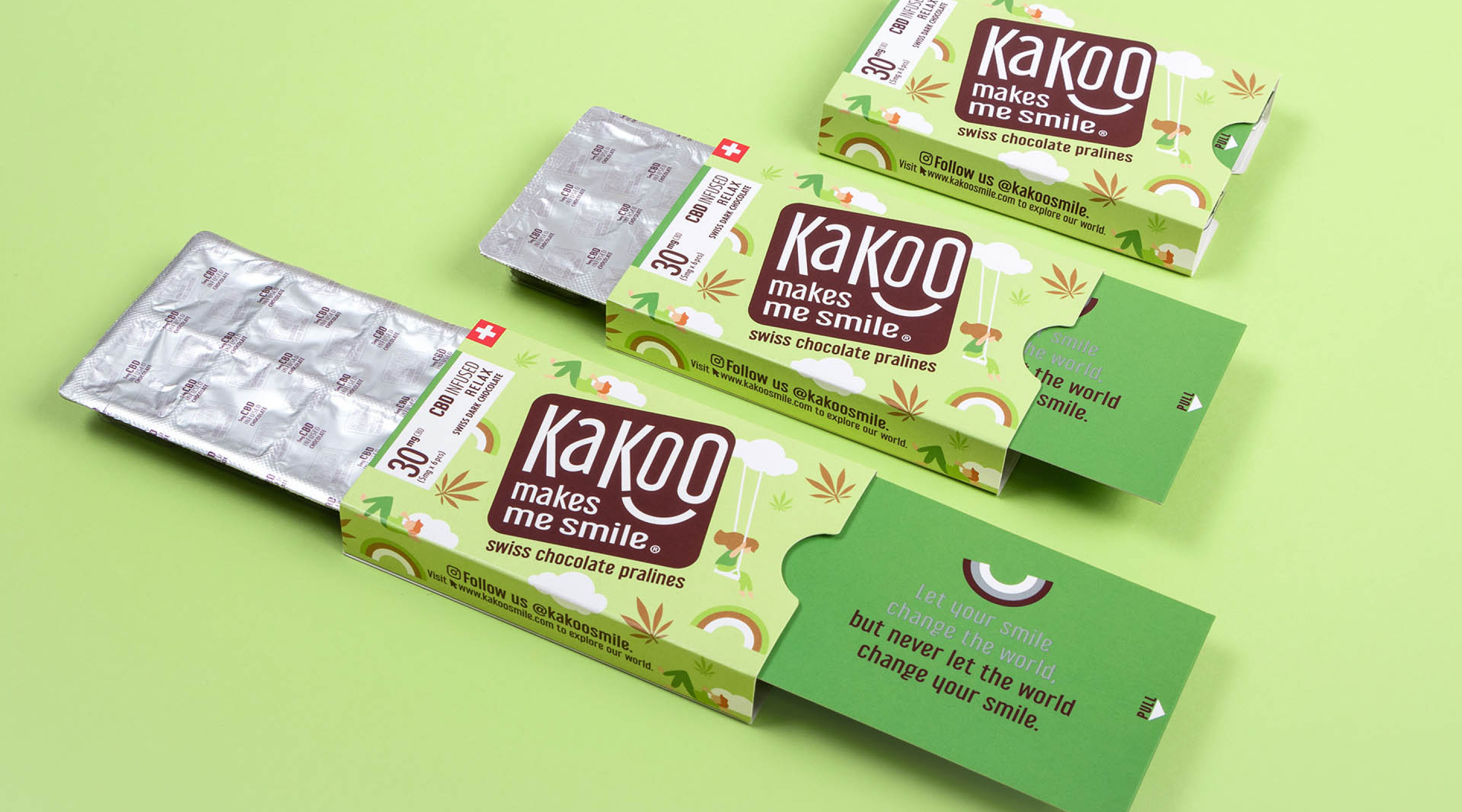 Burgopak Kakoo CBD Infused Chocolate Blister Packaging